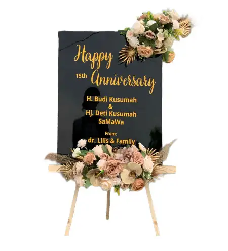 Papan Bunga Akrilik Troketon