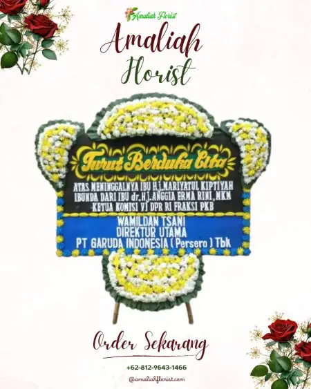 Papan Bunga Duka Troketon